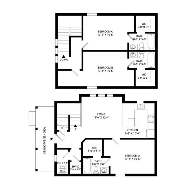 Unit Standard Standard floor plan
